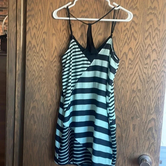 Mint & Black Stripped Dress M - Picture 3 of 3